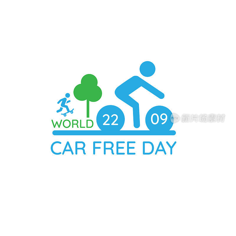 Design for world car free day awareness event. 22 September